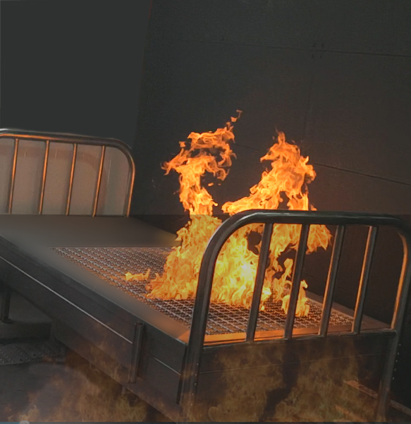 真火模拟系统 卧室床具火灾模拟设