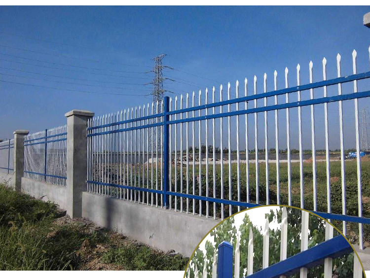 贵州围墙护栏 锌钢护栏 小区护栏 别墅护栏 厂家定制图片