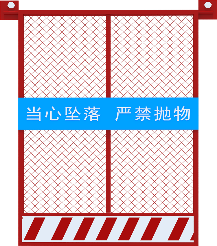 上海市施工电梯防护门/电梯井口防护厂家施工电梯防护门/电梯井口防护