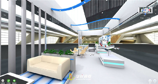企业虚拟数字展厅的好处，3d全景漫游系统开发，广州华锐互动
