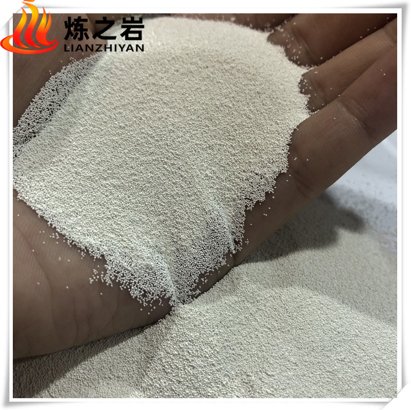 东莞 厂家供应喷砂专用陶瓷砂 磨料 白色 氧化锆砂 喷砂研磨专用