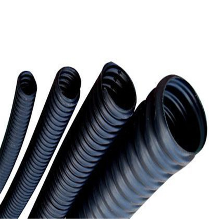 HDPE碳素波纹管 高密度抗压螺旋电线护套穿线管 塑料单壁排水管