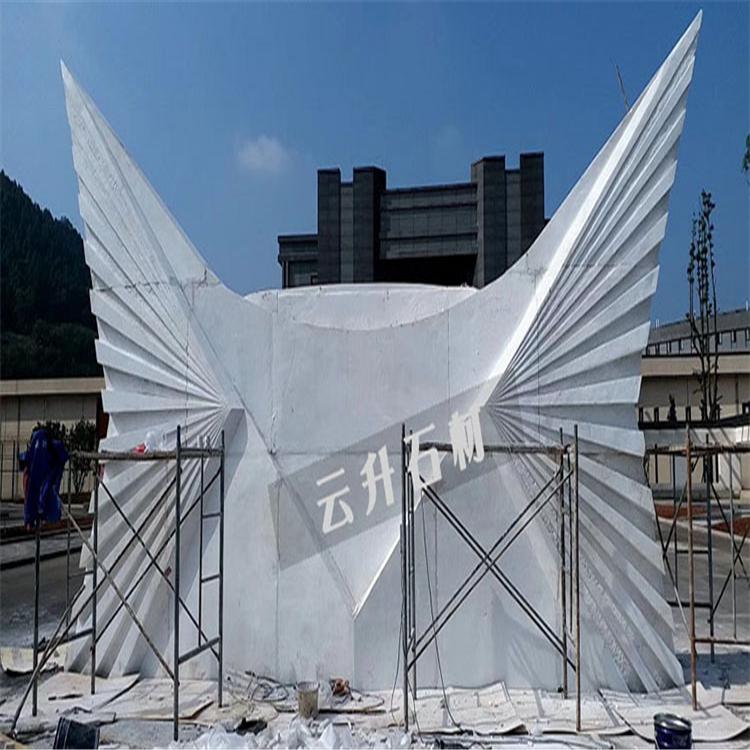 雅安汉白玉大型雕塑工程 玉石雕塑厂家 精选石材
