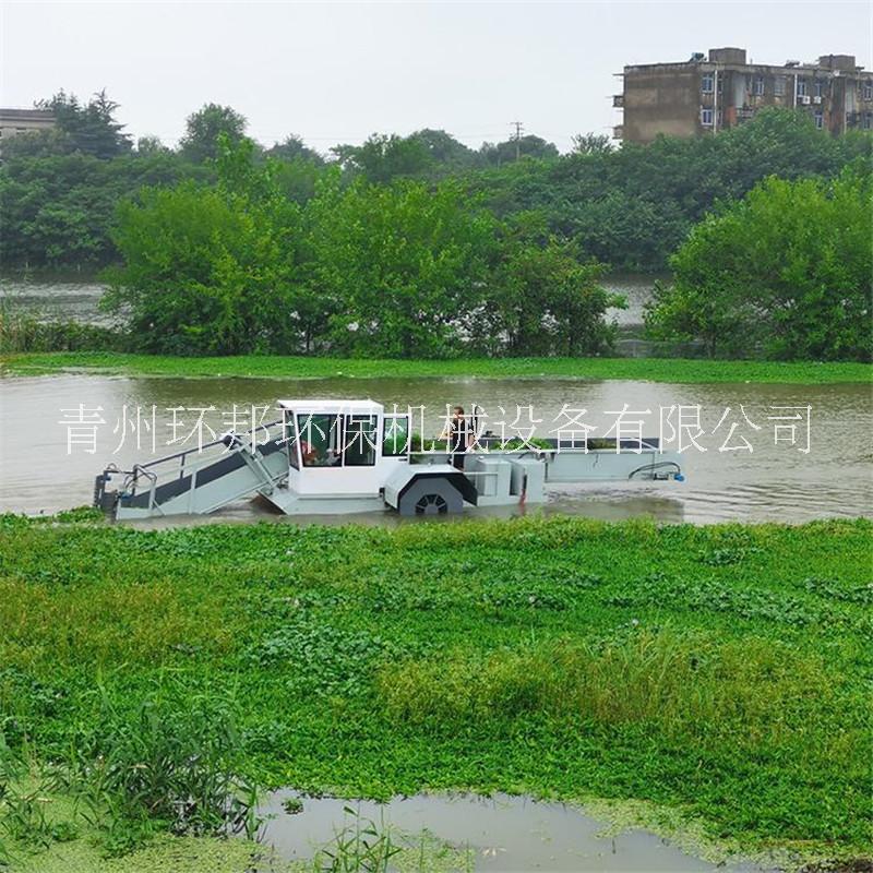 厂家供应青海小型割草船 自动苲草清理船 河道清漂船