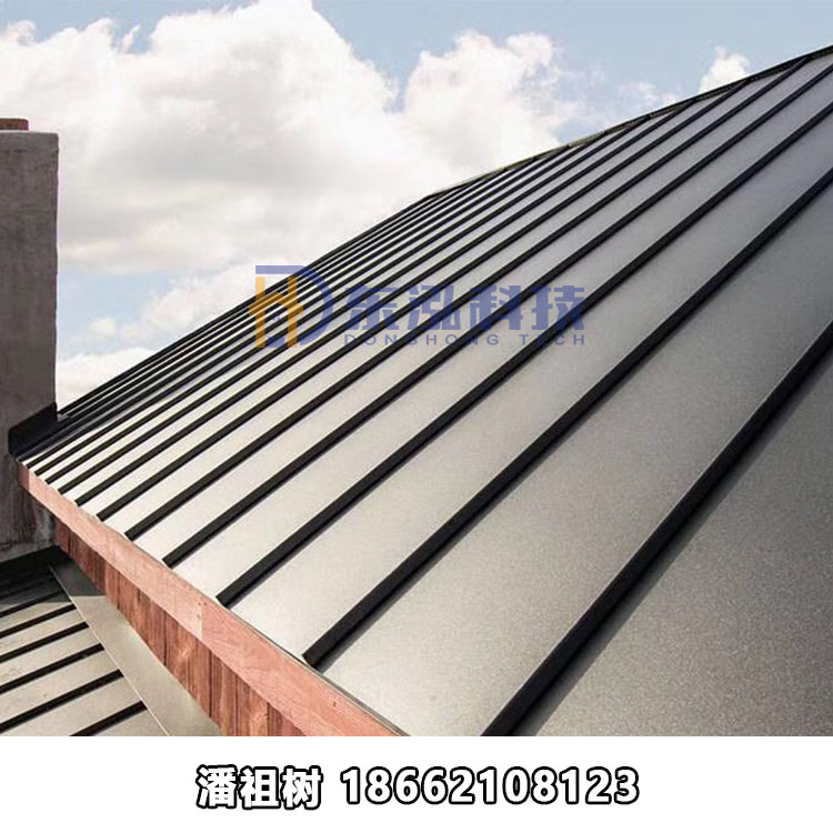 矮立边铝镁锰板 25-430型铝镁锰合金板 0.8mm厚铝镁锰屋面板 别墅金属屋面板