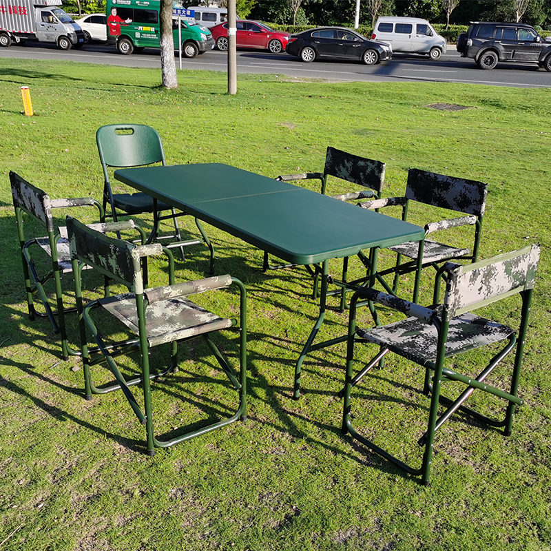野战折叠桌 户外便携 制式便携 会议作业学习 折叠桌
