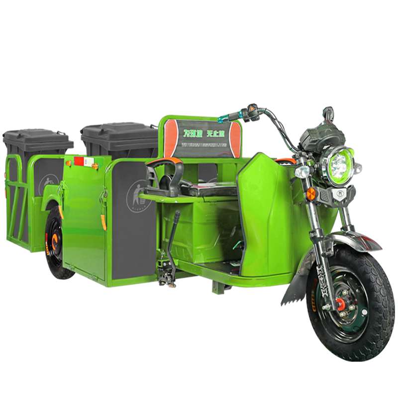 四桶环卫车 电动三轮拉桶车 不锈钢运输车生产供应
