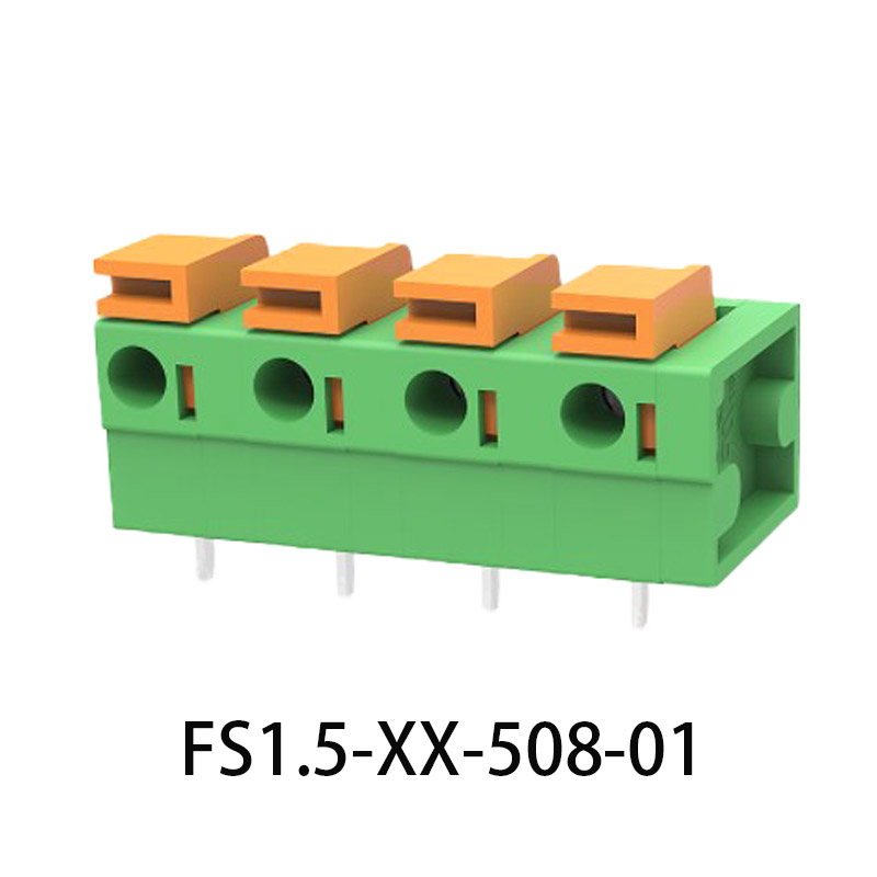 FS1.5自锁弹簧式连接器7.62感应器单层端子DG142