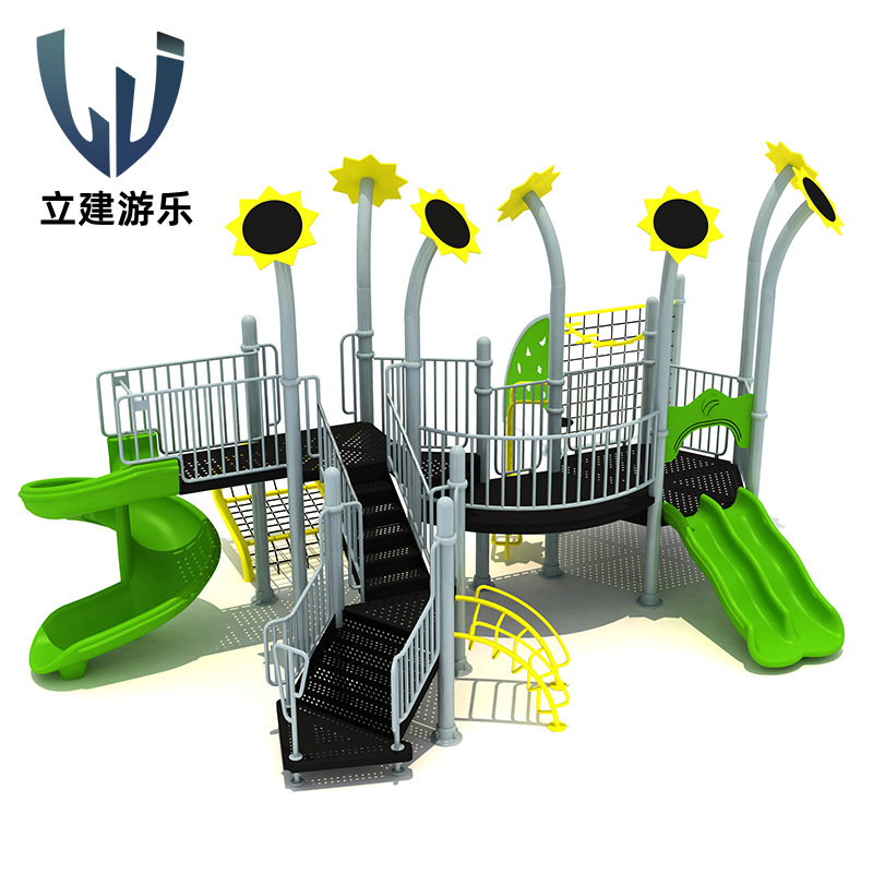 组合滑梯室外儿童游乐场设施户外大型非标不锈钢滑梯定制游乐设备