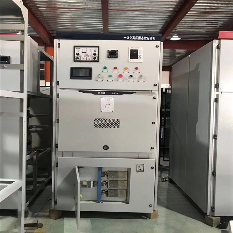 广东揭阳600KW水泵用SGR高压固态软起动柜介绍图片