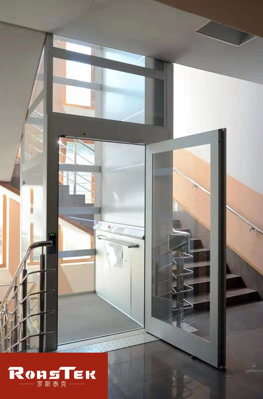 别墅家用电梯 楼梯中间的小电梯 四面观光时尚美观