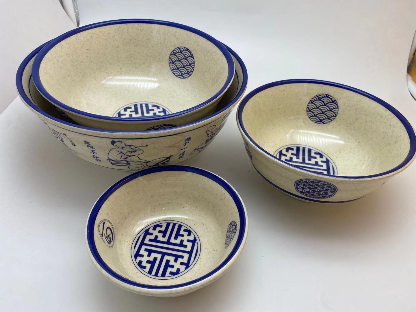 上海壹粤密胺面碗餐具，仿瓷臊子面面碗餐具，陕西面面碗定制