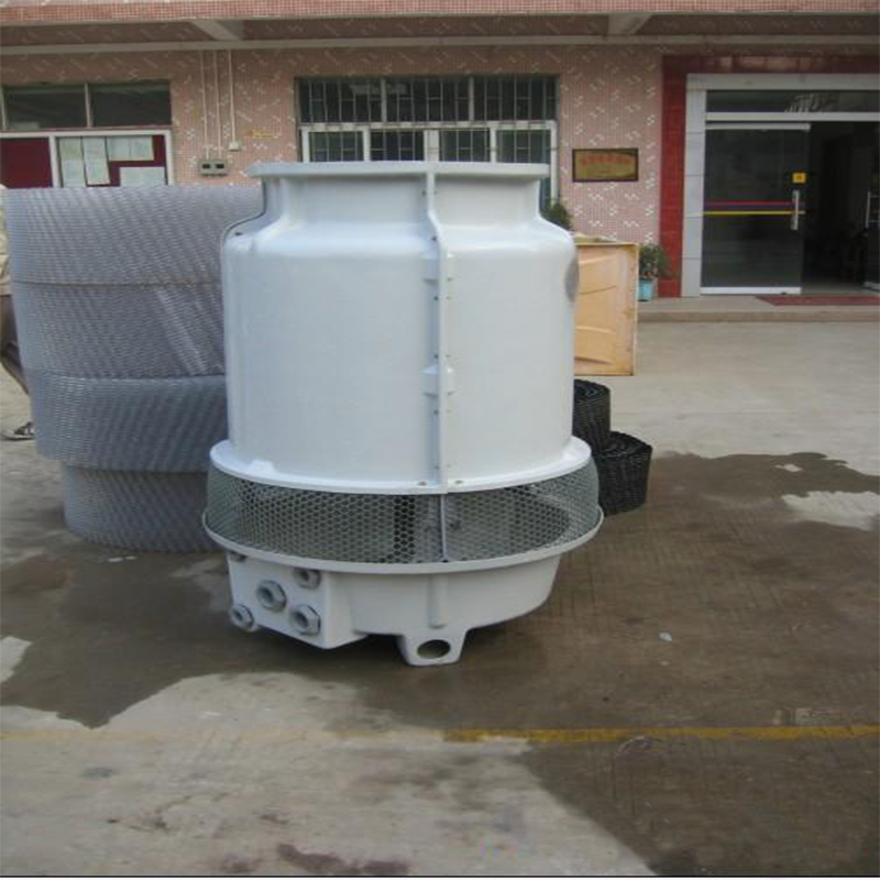 圆形玻璃钢逆流式20吨冷却塔 螺杆机水循环制冷设备冷却塔  20吨冷却塔