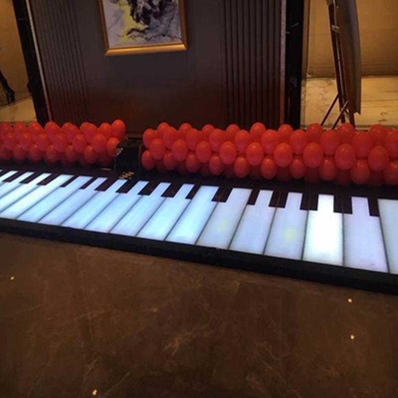 发光地板钢琴/LED发光阶梯/七彩感应地砖灯/发光地板/上海幕明定制