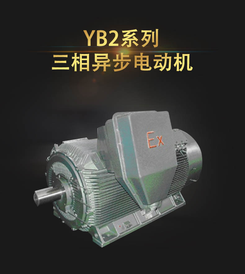YB2系列隔爆型低压大功率三相异步电动机 YB2系列三相异步电动机