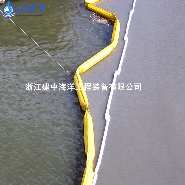 PVC固体浮子式围油栏河道应急围油栏