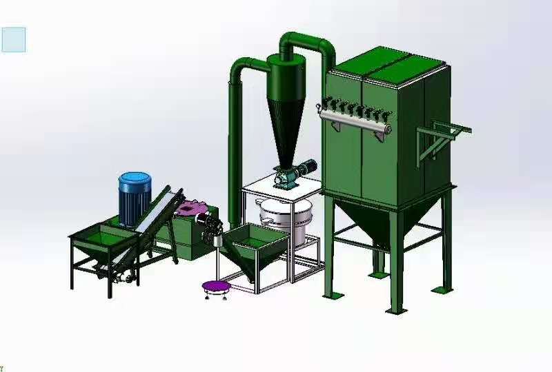 高产量 磨粉机 PVC再生废料 各种磨粉加工生产图片