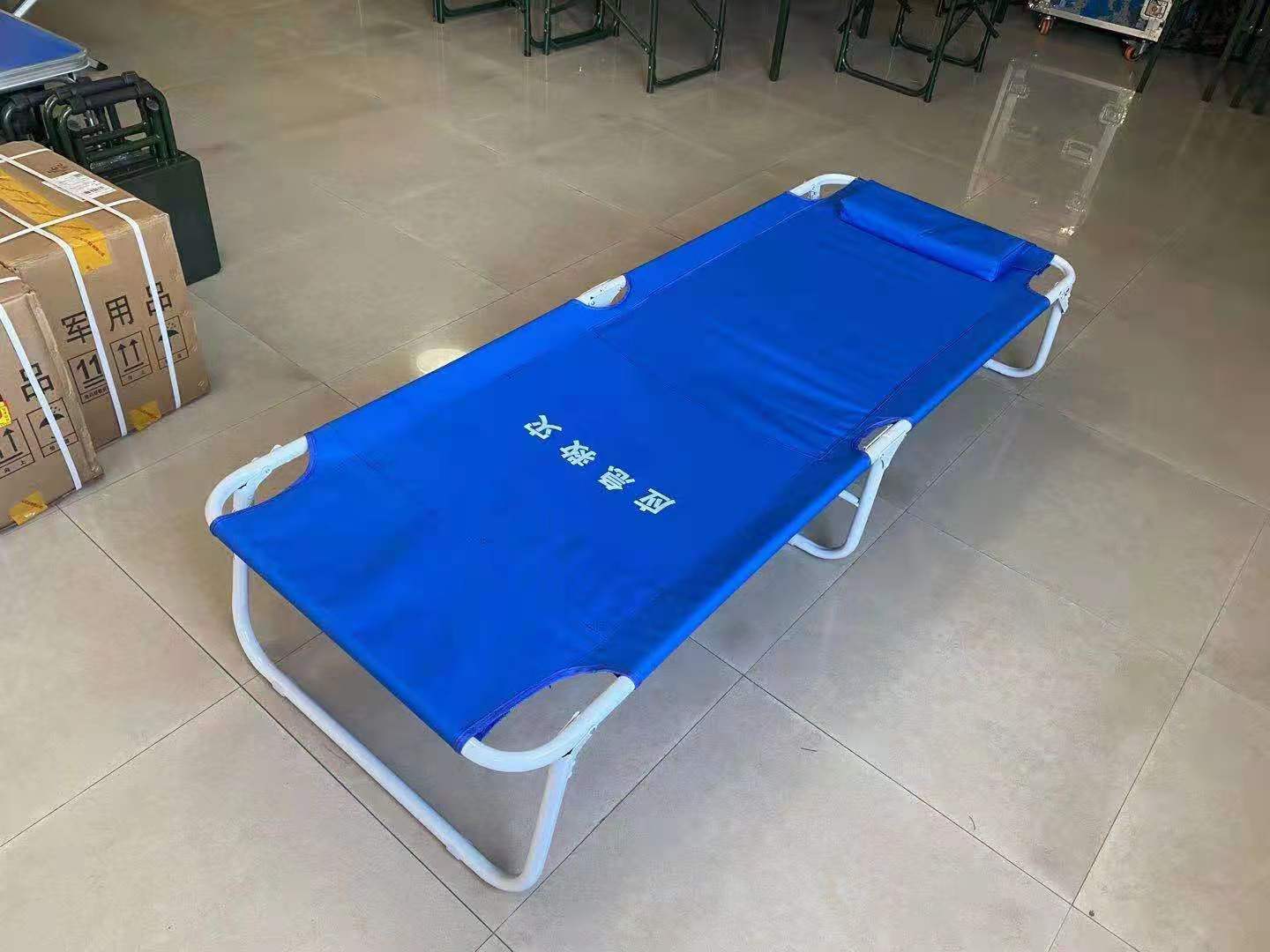 应急救灾折叠床陪护床办公室午休床单人床简易加固救灾床