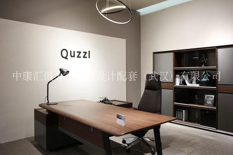 武汉高管办公桌QZ012，老板办公室家具