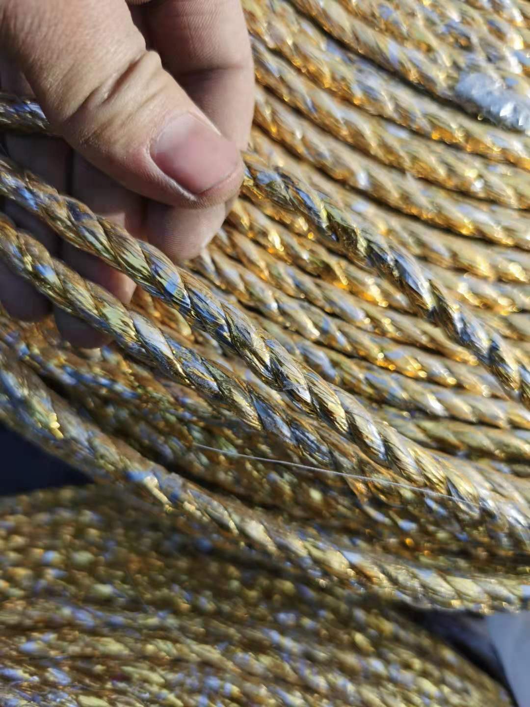 河北黄金绳生产厂家 黄金打包绳批发价格 黄金捆扎绳大量供应