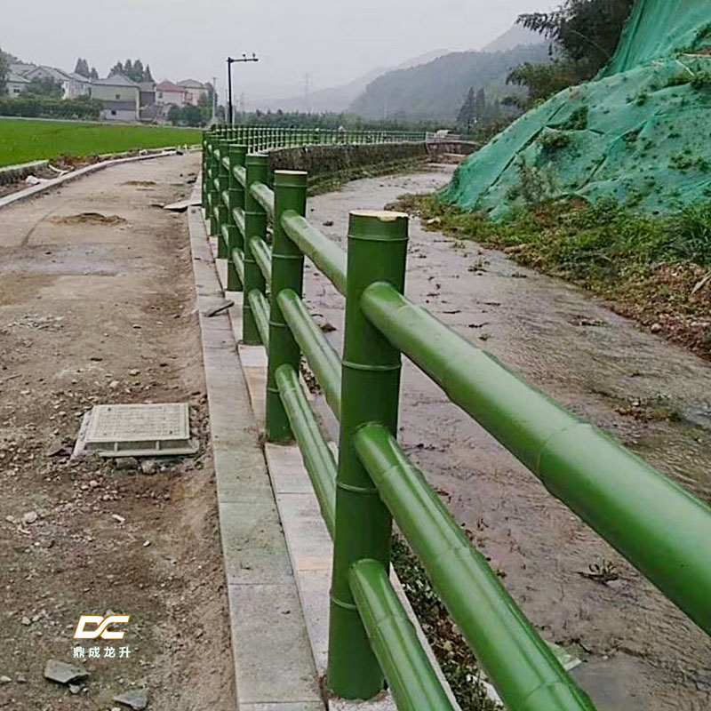 吉安市仿竹护栏厂家仿竹护栏 3D款型广东韶关仿木护栏水泥混凝土栏杆护栏