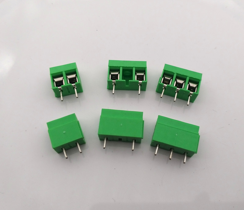 工业自动化弹片式连接器绿色5.0MM接线端子FEA2.5-XX-500-06