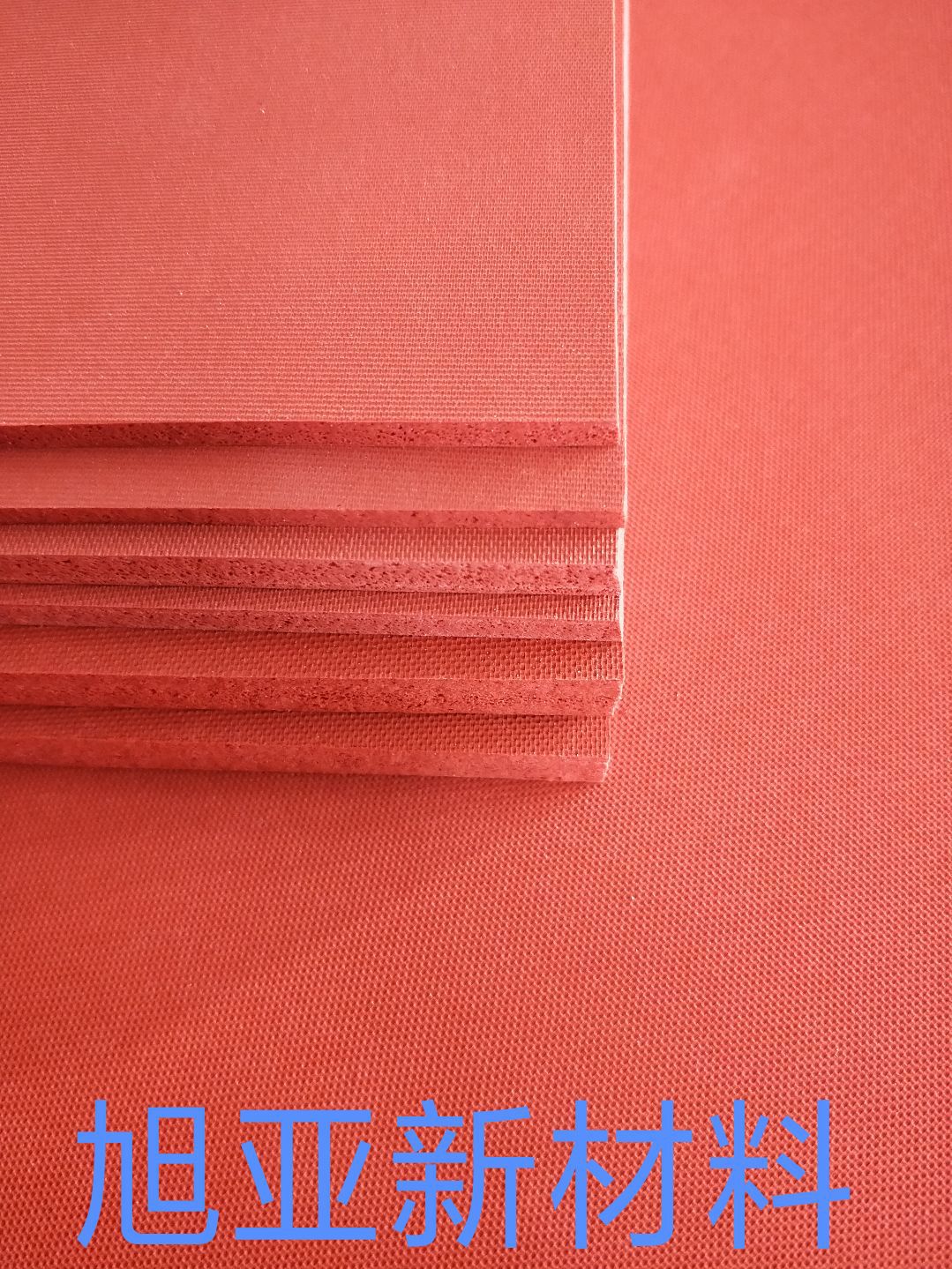 硅胶发泡海绵板垫  红色硅胶垫