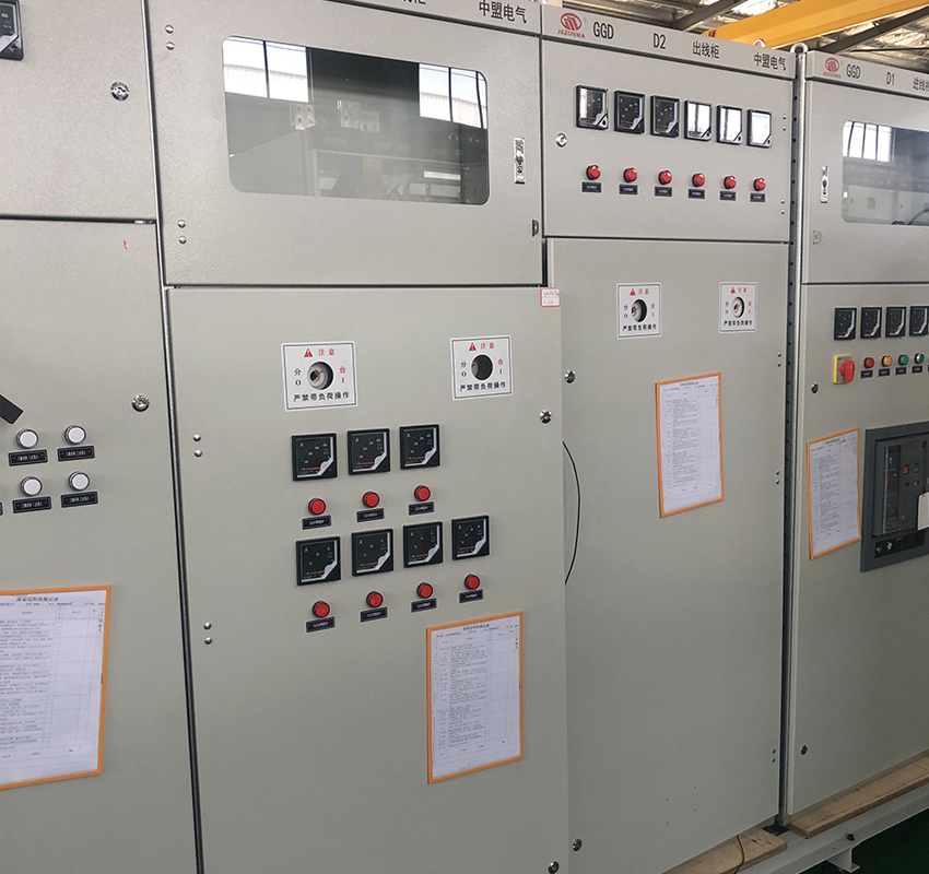 电气厂家定制GGD交流低压配电柜，380V电能分配控制低压柜，厂矿企业户内配电柜