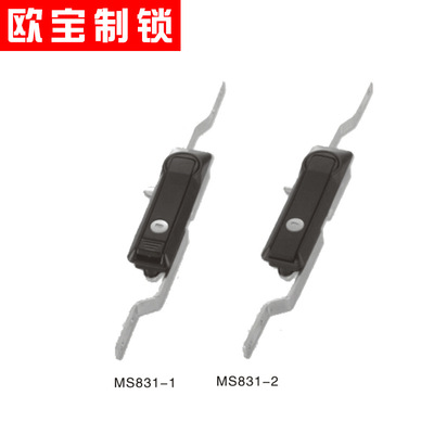 上海市平面按压式锁厂家供应MS819-1/-2 MS831-1/-2电器柜锁 开关柜锁 平面按压式锁