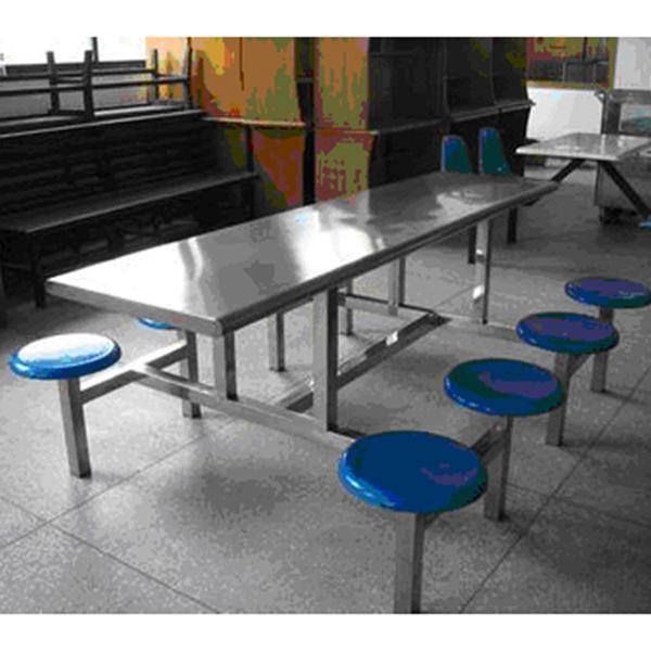 郑州市不锈钢餐桌厂家成龙教学 厂家供应 四人餐桌 不锈钢餐桌 食堂餐桌厂家直销