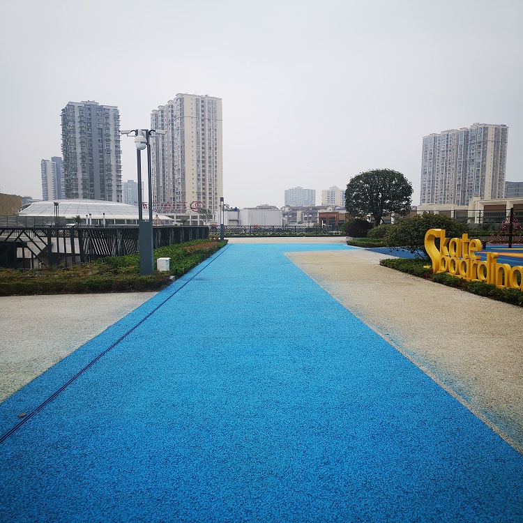 c30透水砼 操场透水混凝土 混凝土透水地坪 人行道彩色路面