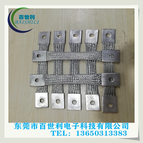 铝编织带软连接百世利供应铝管压制铝编织带软连接柔软度导电率高