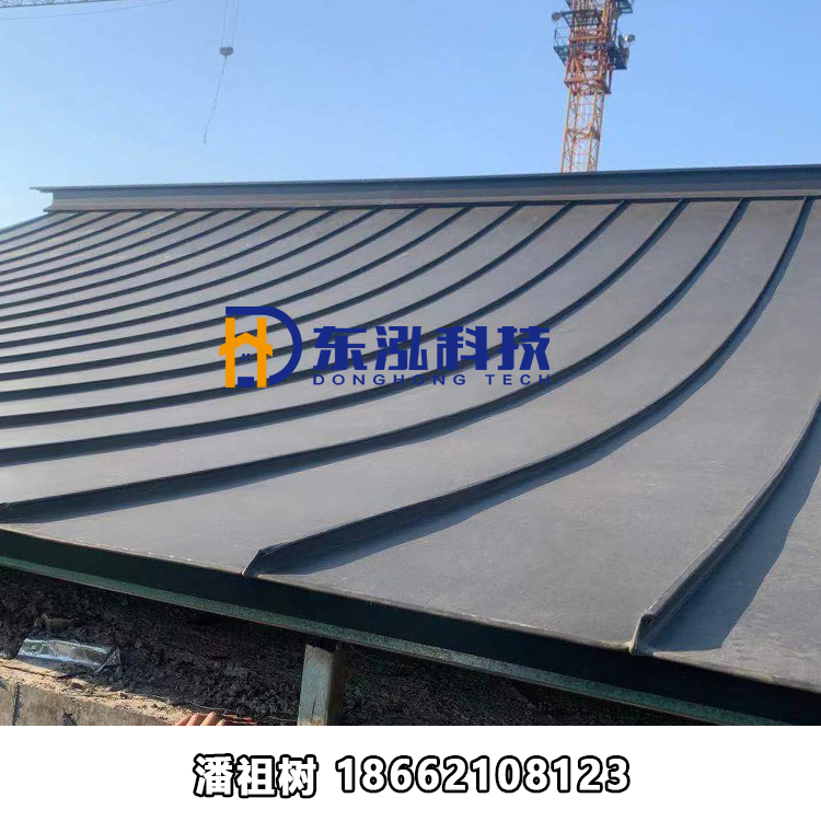 1.0mm厚25-430型铝镁锰板 度假村金属屋面板 立边咬合铝镁锰合金板