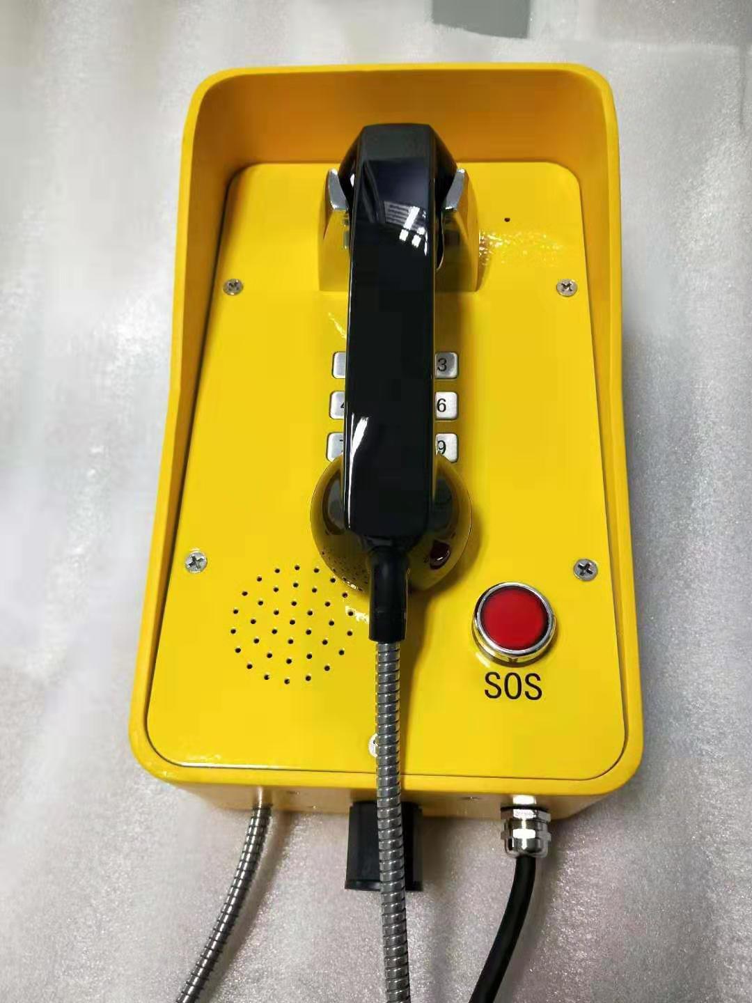 一键应急求助电话机 应急求助对讲 防水扩音电话机