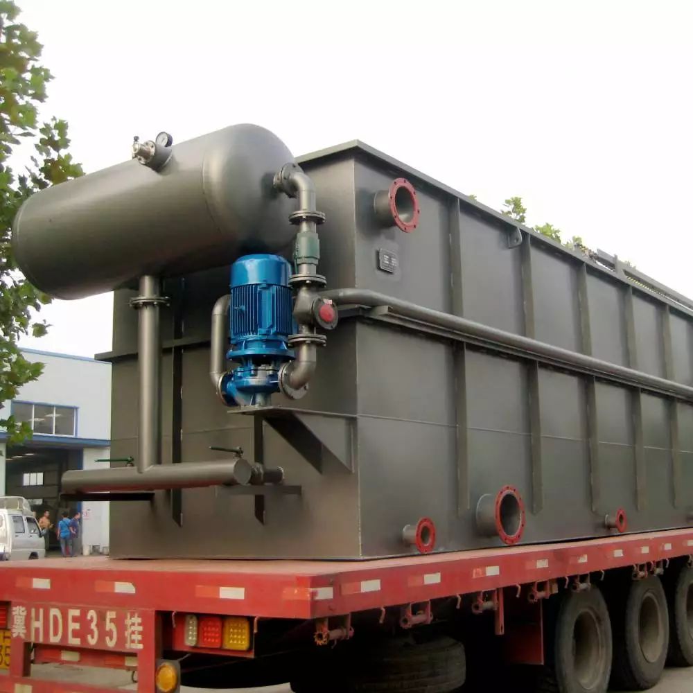 定制平流式溶气气浮机 屠宰养殖污水处理设备 油污废水处理设备