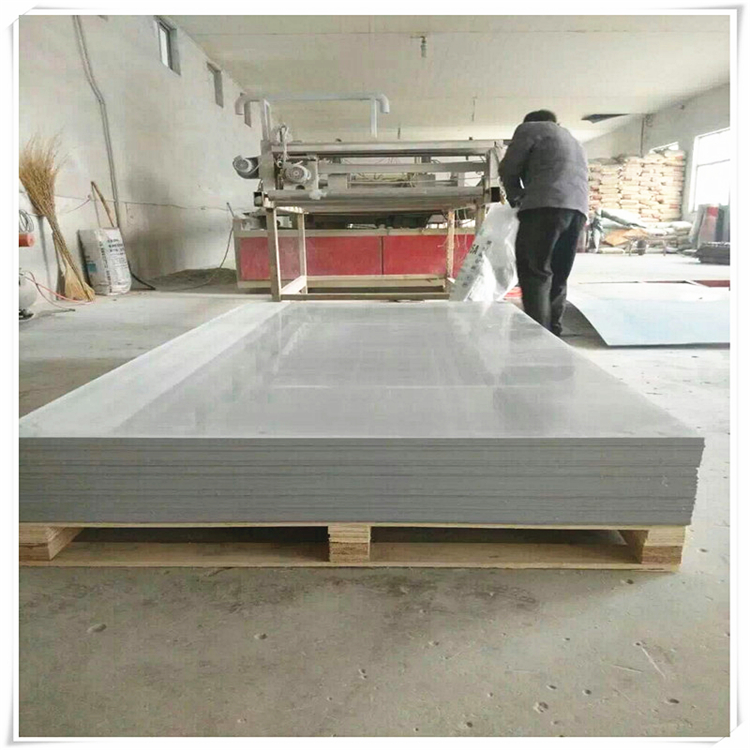 PVC塑料板材 光滑平整尺寸标准塑料模板 厚度均匀耐用防火板模板图片