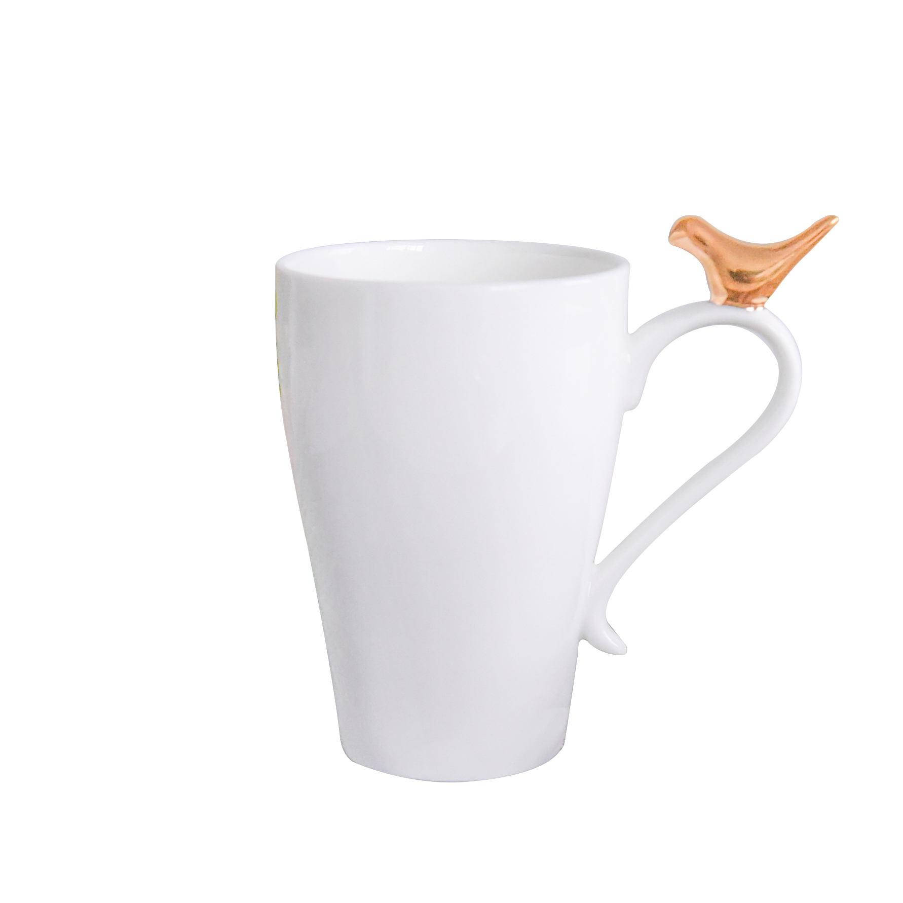 厂家批发骨瓷金边水杯欧式家用咖啡杯骨瓷马克杯定制画面
