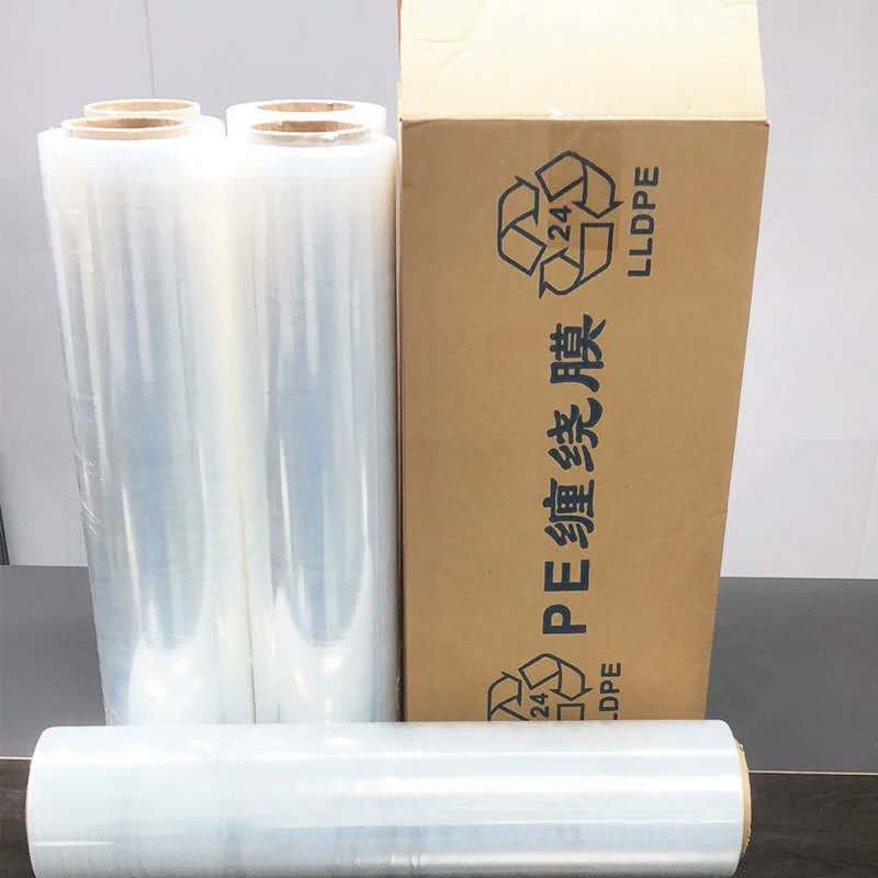 缠绕膜工业保鲜膜透明打包膜工业拉伸膜塑料包装薄膜生产厂家