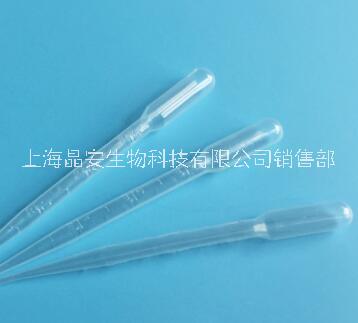 上海晶安J00085巴氏吸管 一次性无菌塑料吸管 巴斯德滴管5ml 刻度巴氏吸管厂家 纸塑包装巴斯德吸管