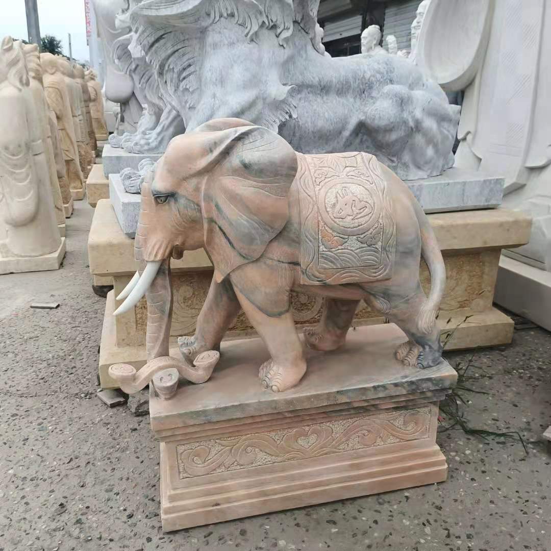 石雕大象厂家批发