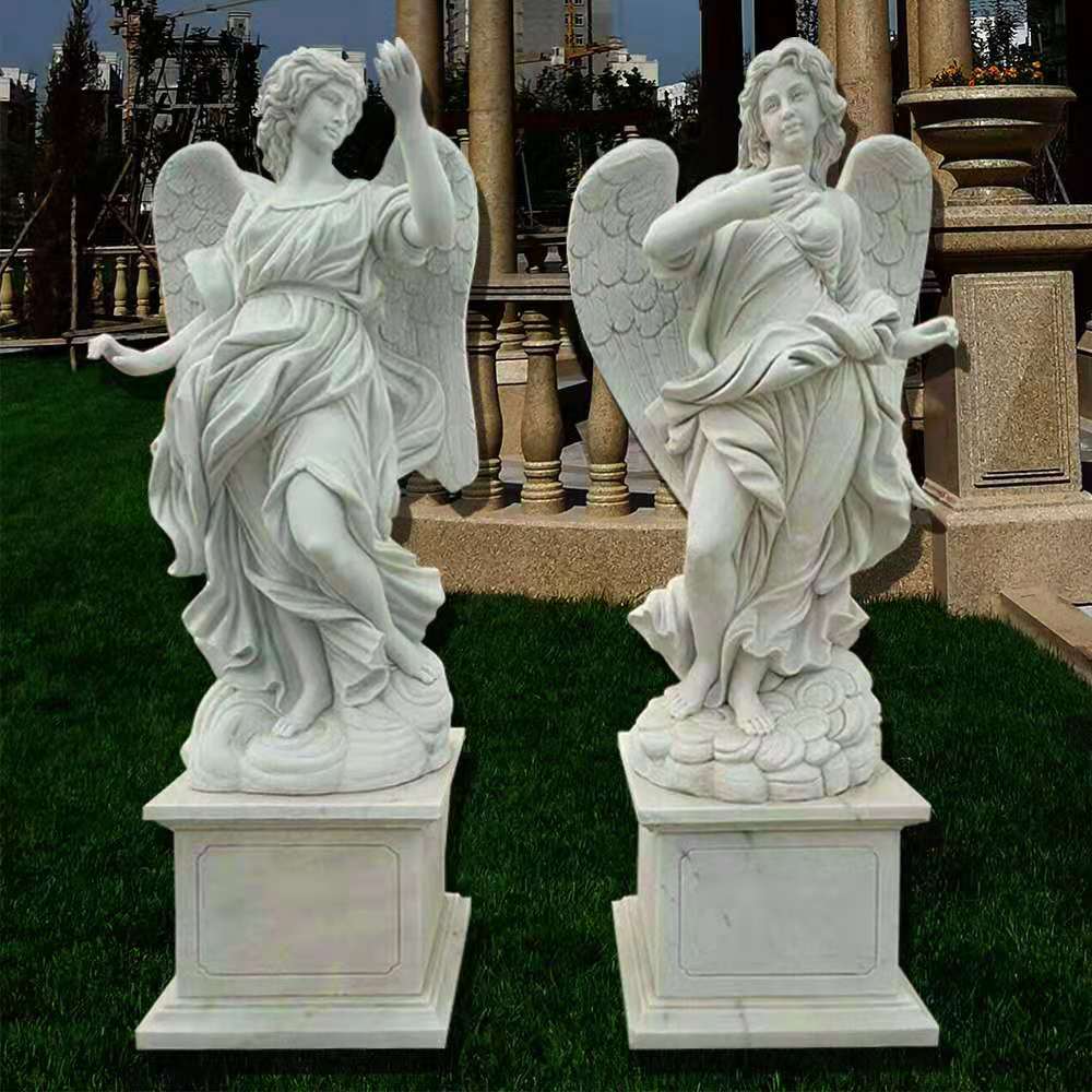 定制石雕人物石雕人物定制天使雕塑石材雕刻欧式人物四季神月亮女神雕像摆件图片