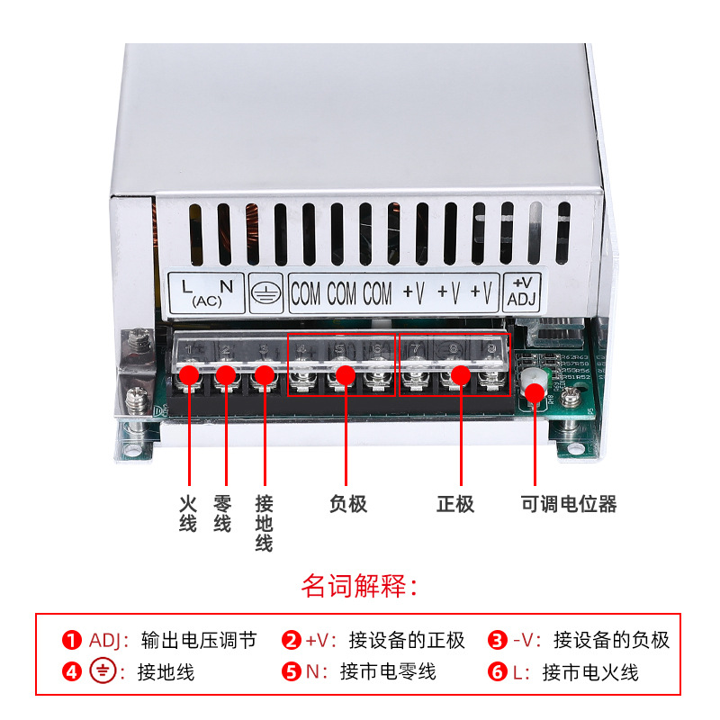 S-800W大功率单组开关电源工业电源自动化电源