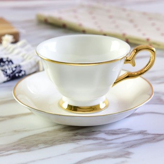 厂家批发骨瓷咖啡杯 陶瓷咖啡杯碟英式下午茶具套装 商务礼品定制图片