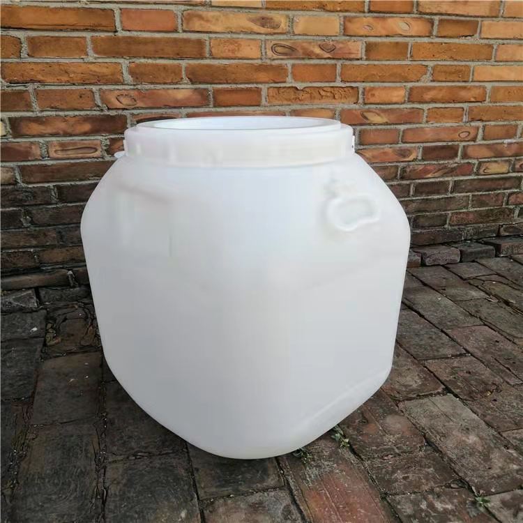 50L双层加厚混料化工桶 50公斤化工塑料桶 50L白色塑料桶