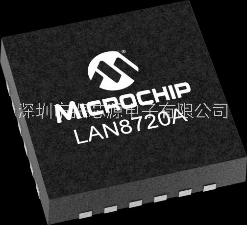 深圳市LAN8720A-CP-TR厂家MICROCHIP/微芯 以太网收发器（PHY） LAN8720A-CP-TR QFN24 20+