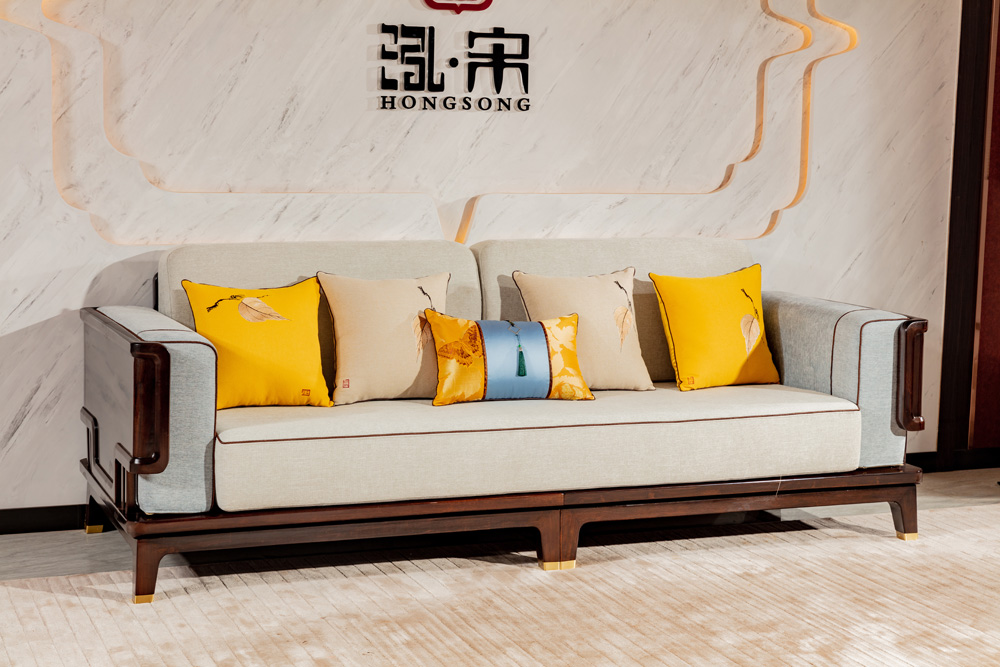 红木沙发 新中式家具，西安哪里买新中式红木沙发便宜？新中式家​‌‌具
