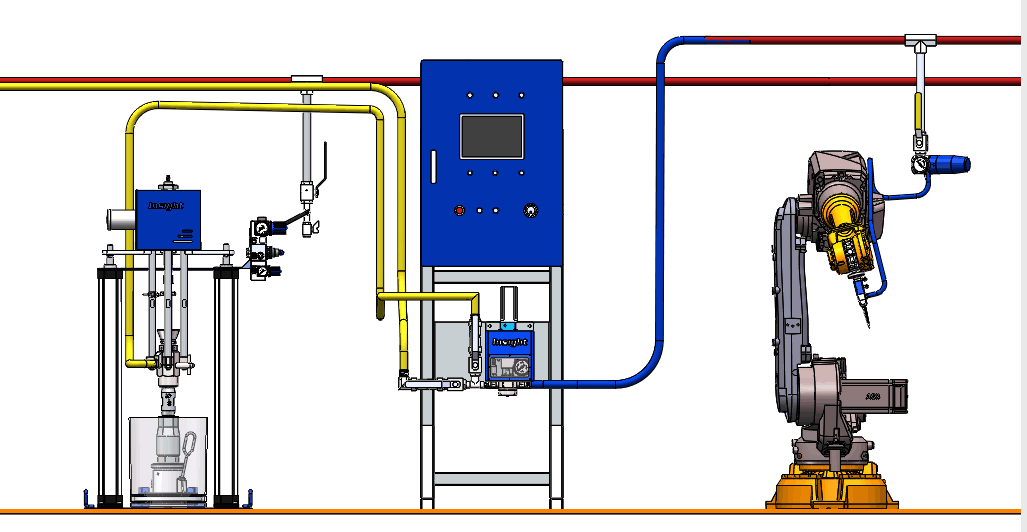 双泵切换自动供胶系统|自动涂胶系统|齿轮计量系统图片