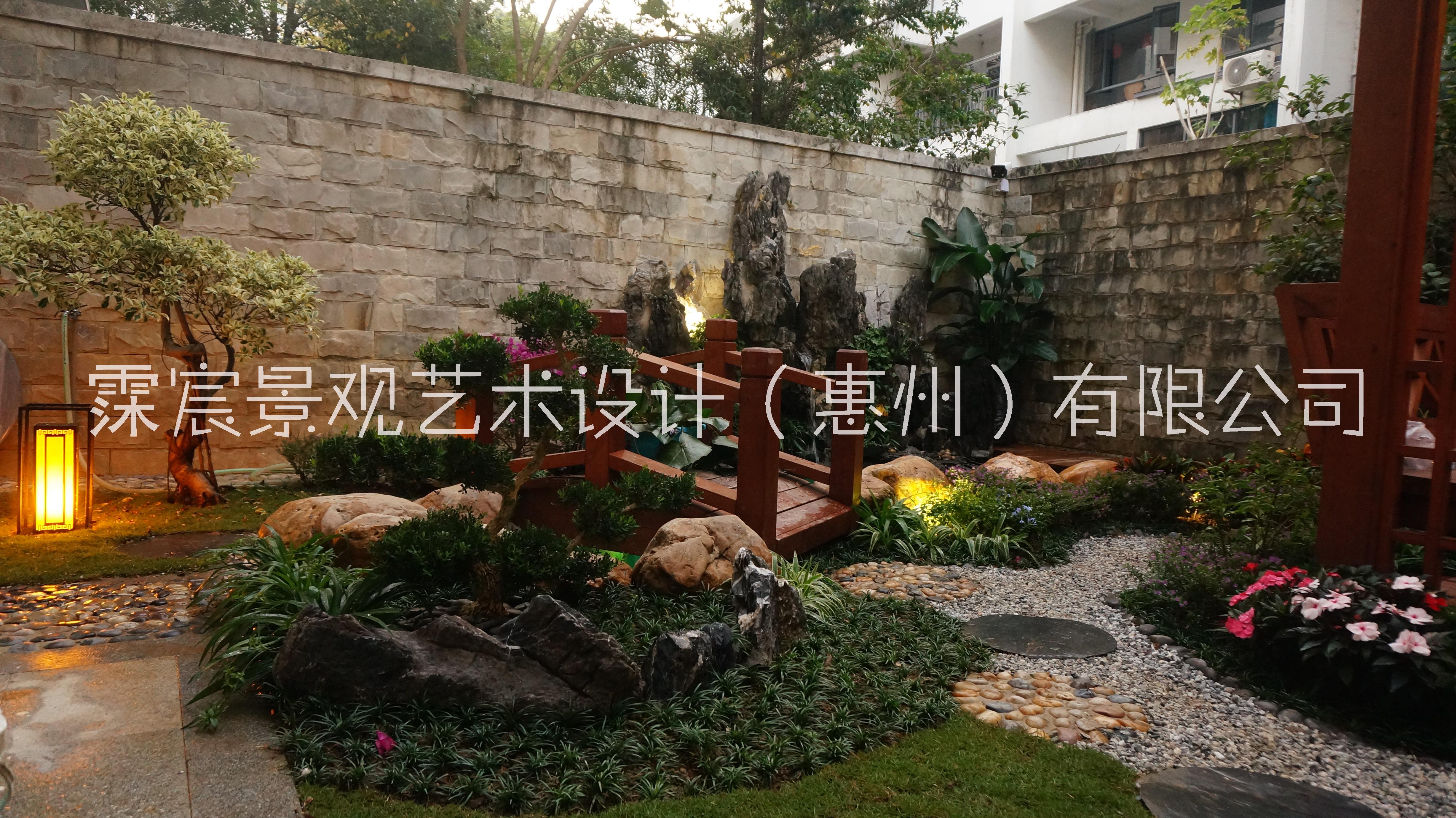 惠州市花园施工造园服务厂家花园施工造园服务 花园设计