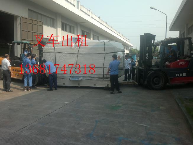 上海闸北区叉车出租-空调外机安装-大统路25吨吊车出租图片