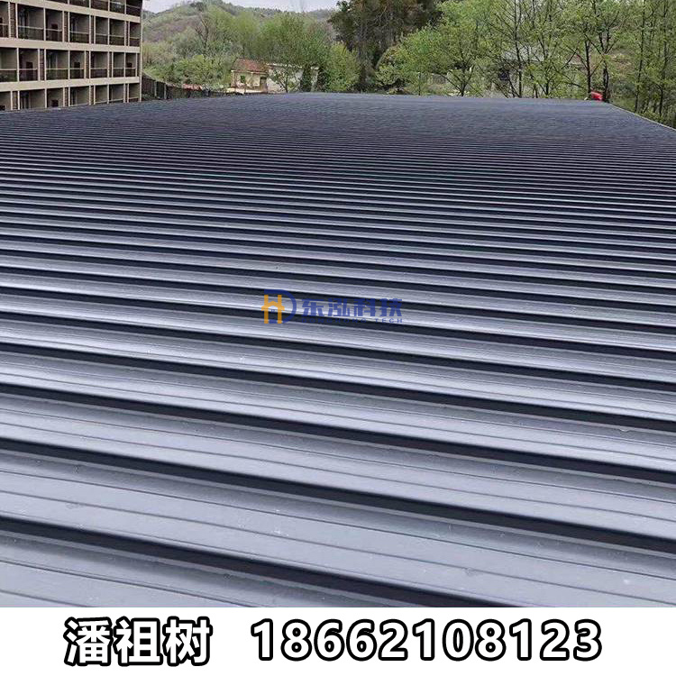 1.0mm厚铝镁锰屋面板 65-430型直立锁边铝镁锰金属屋面板 厂房改造屋面铝镁锰板